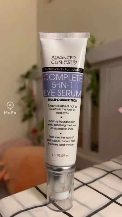My experience with Advanced Clinicals eye serum - image on MyEx
