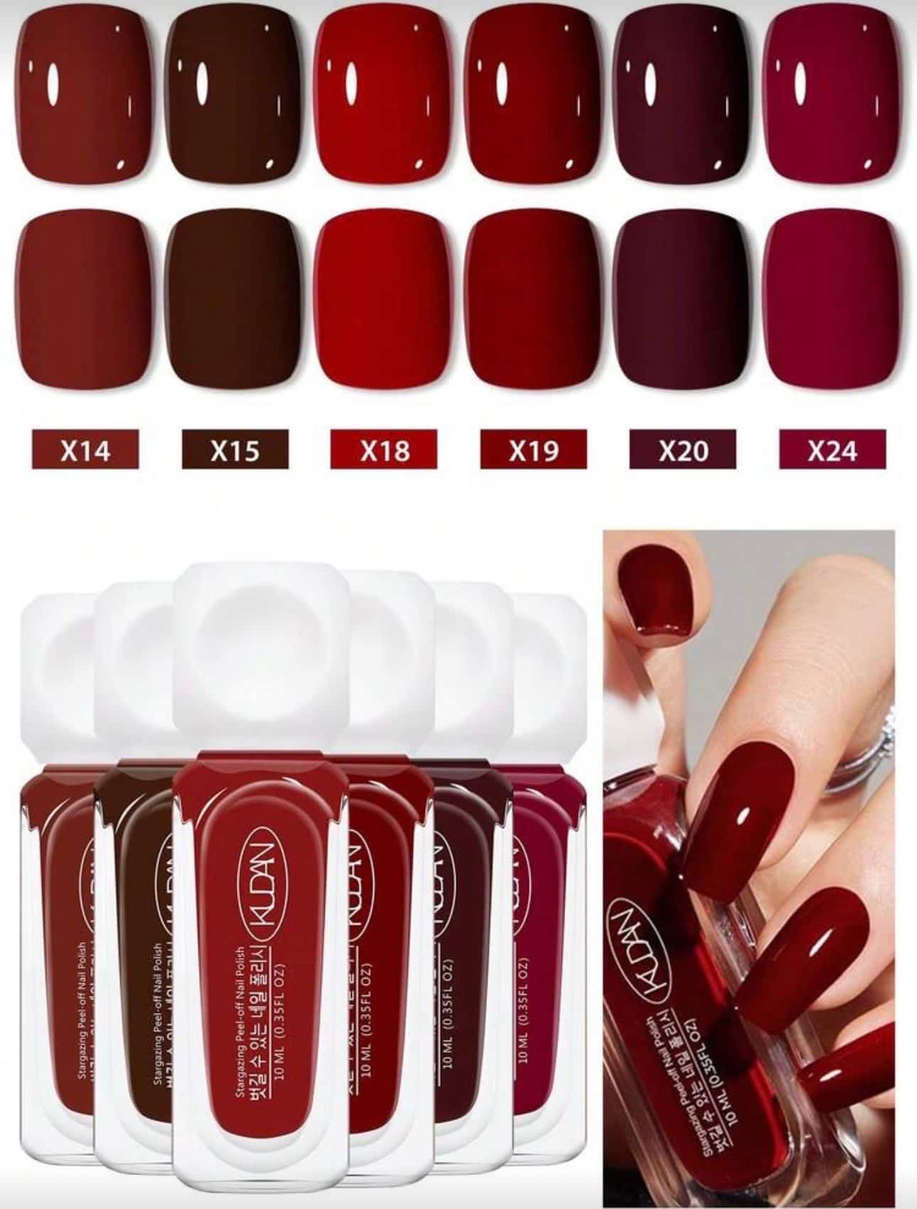 Ang Aking Karanasan sa SHEIN sa Pagbili ng 6 na Piraso ng Nail Polish Set na may Sobrang Gandang Kulay ng Taglamig - image on MyEx