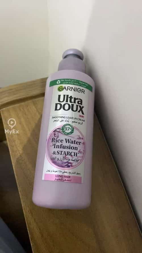 My experience with Garnier Ultra Doux Rice Water Infusion hair cream - image on MyEx