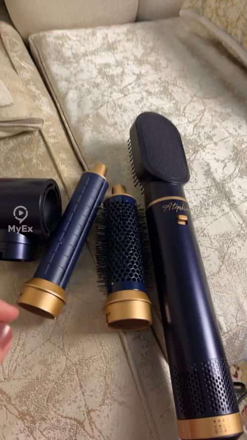 Hair styler with strong bristles and temperature control, from experience - image on MyEx