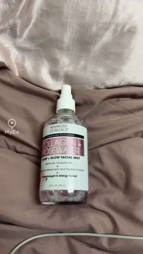 Collagen and rose water for the face only gives you a feeling of freshness, after trying it - image on MyEx