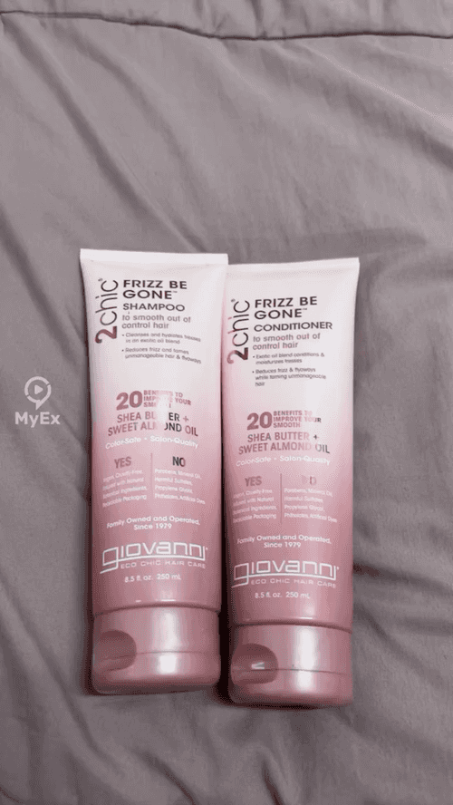 Isa sa mga pinakamahusay na shampoo at conditioner na friz be gone mula sa Giovanni na may natural na sangkap - image on MyEx