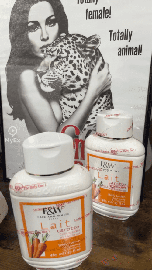 F&W Carrot Extract Body Moisturizer para sa Pagpapaputi at Pag-moisturize ng Balat - image on MyEx