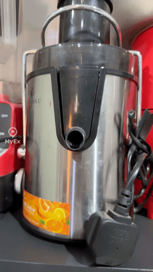 Fruit and vegetable juicer after testing, on offer now - image on MyEx