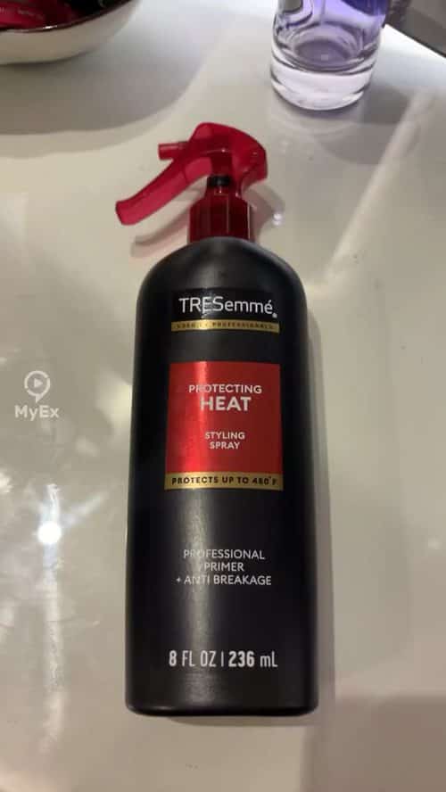 Heat protectant from a hair dryer from TRESemmé from experience - image on MyEx