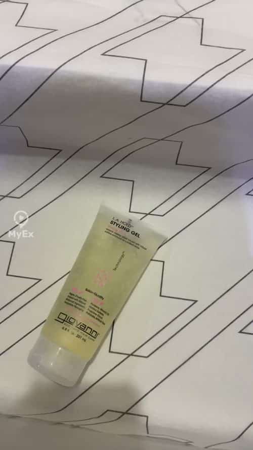 Curly hair gel, second box I use, my experience - image on MyEx