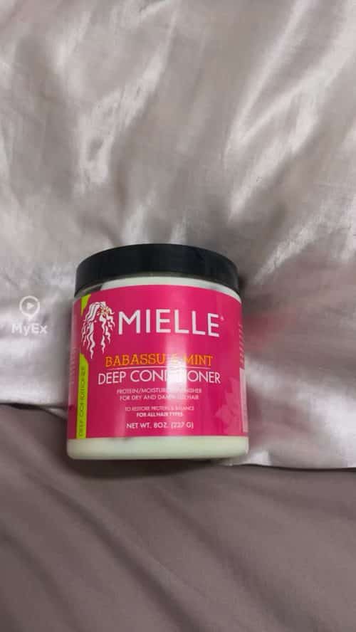 Mielle conditioner for hair with mint and babassu plant, incredible moisturizing, my experience - image on MyEx