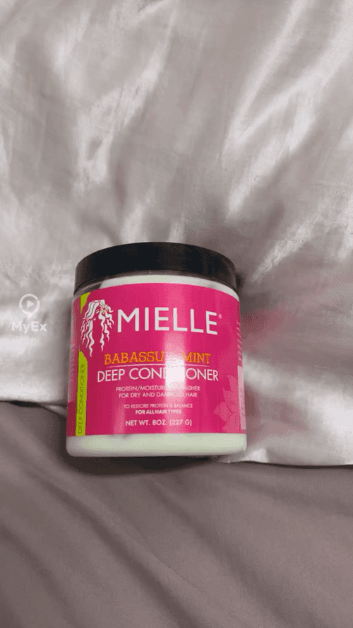 Mielle conditioner para sa buhok na may mint at babassu plant, isang kamangha-manghang moisturizer, aking karanasan - image on MyEx